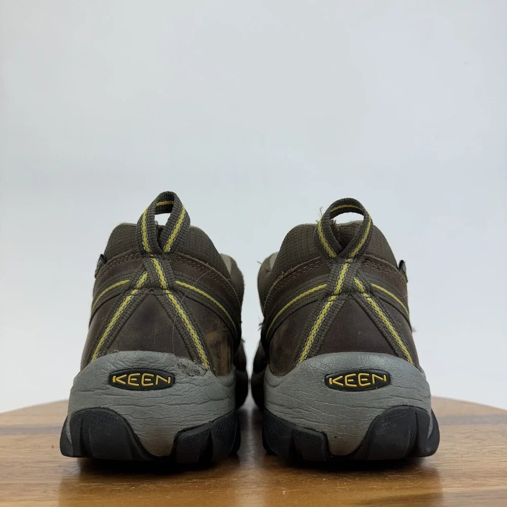 Mens Keen Targhee II Waterproof Brown Leather Low Athletic Hiking Shoes Size‎ 14